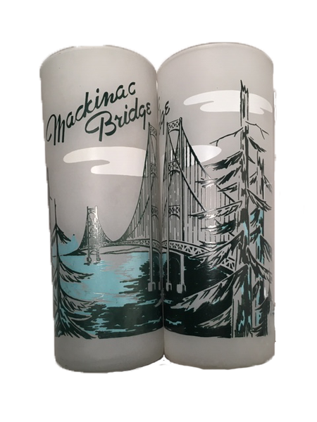 Vintage Frosted Drinkware