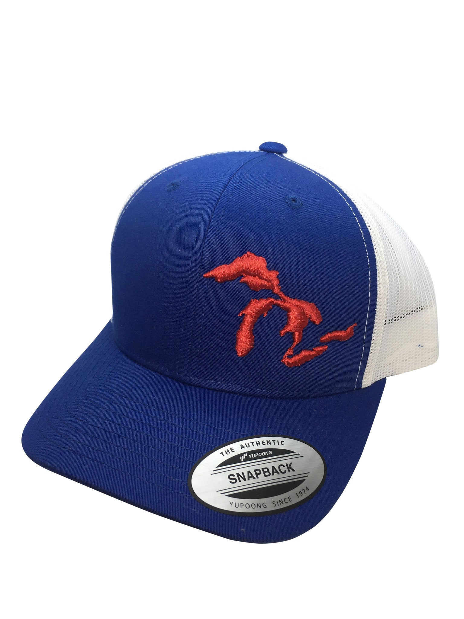 Great Lakes Trucker Hat - Red/White & Blue