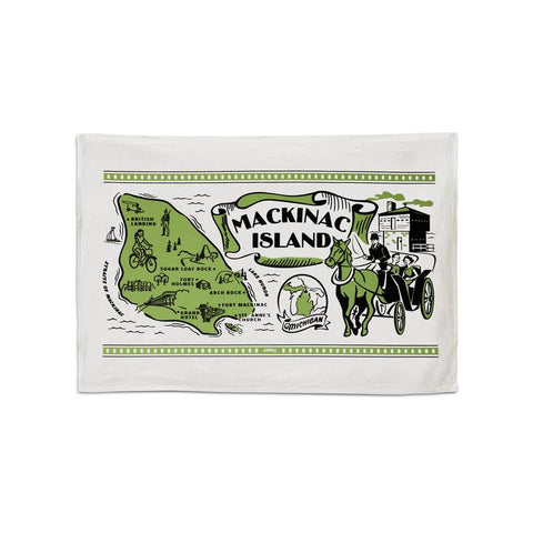 Mackinac Island Flour Sack Towel