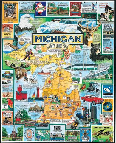 Best of Michigan Puzzle - 1000 pcs