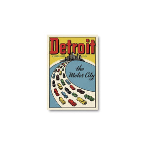Detroit Motor City Sticker