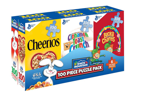 Mini Cereal Boxes Puzzle - 100 pcs each