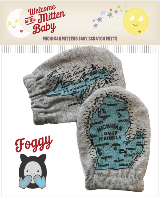 Michigan Mittens Baby Scratch Mitts