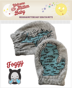 Michigan Mittens Baby Scratch Mitts
