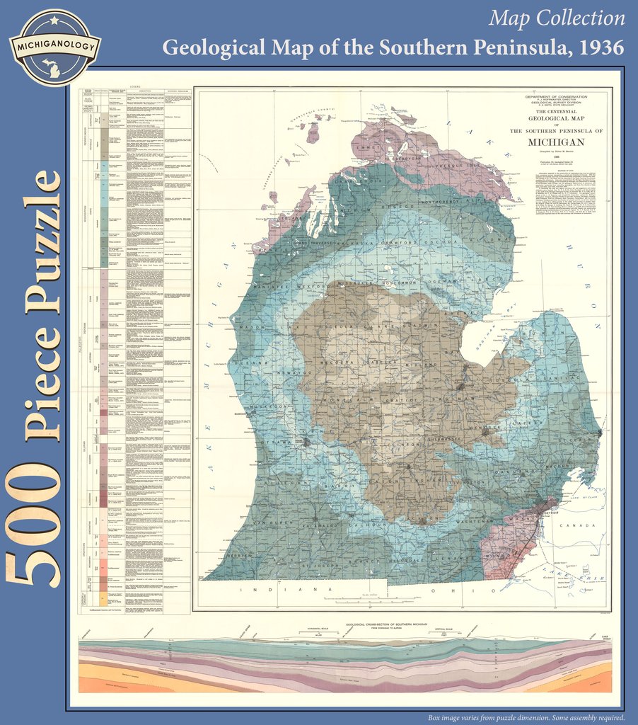 Geological Map of Southern Peninsula Puzzle