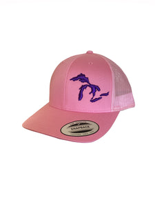 Great Lakes Trucker Hat - Pink/Purple