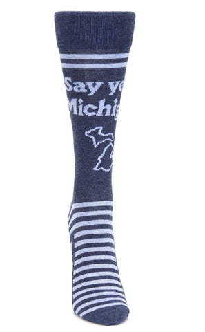 Say Yes To Michigan Socks