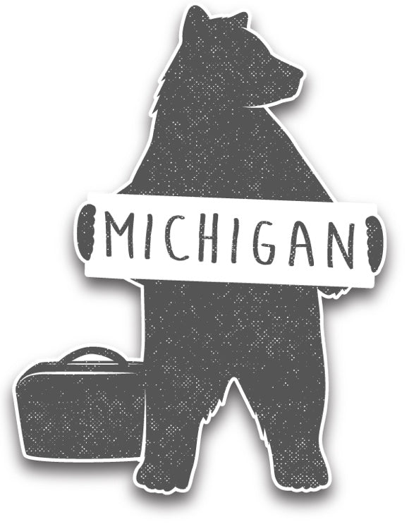 California bear hitchhiking to Michigan